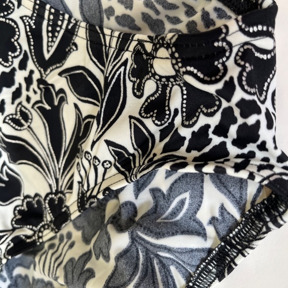 Gottex One Piece Halter Swimsuit, sz 16 - Picture 4 of 9